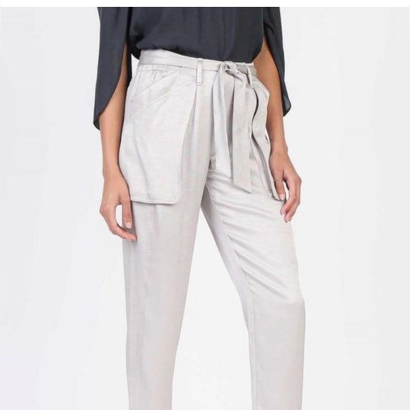 Current Air anthropologie Silver / cream Lining Pants size small - Picture 16 of 16